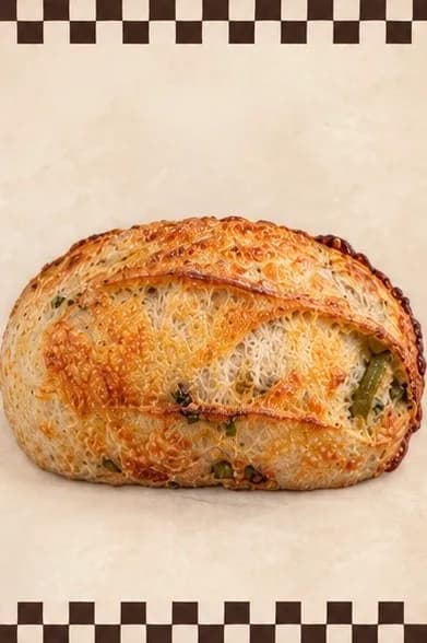 Jalapeno Cheddar Sourdough Loaf